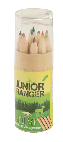 Junior Ranger Colored Pencil Set with Sharpener – Peak Productions