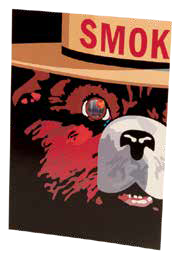 Smokey FIRE EYE Poster