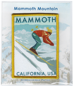 Mammoth Retro Skier Patch