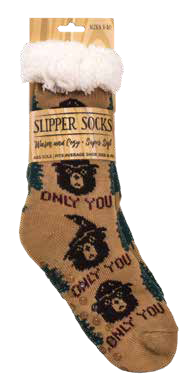 CLASSIC Smokey Brown Slipper Socks