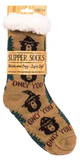 CLASSIC Smokey Brown Slipper Socks