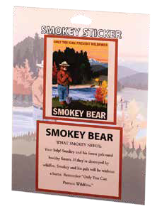 Smokey RETRO RANGER Park Sticker