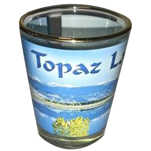 Topaz Lake Shot Glass