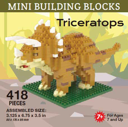 Mini Building Block Triceratops