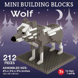 Mini Building Block Wolf
