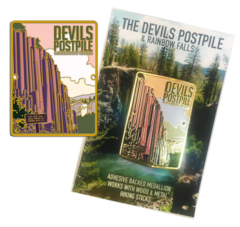 Devils Postpile Hiking Medallion