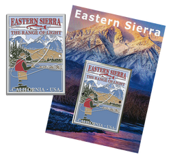Eastern Sierra Fisherman Hiking Medallion