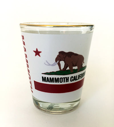 Mammoth California Flag Shot Glass