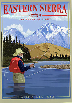 Eastern Sierra Fishing Poster