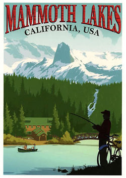 Mammoth Lakes Fisher Poster 
